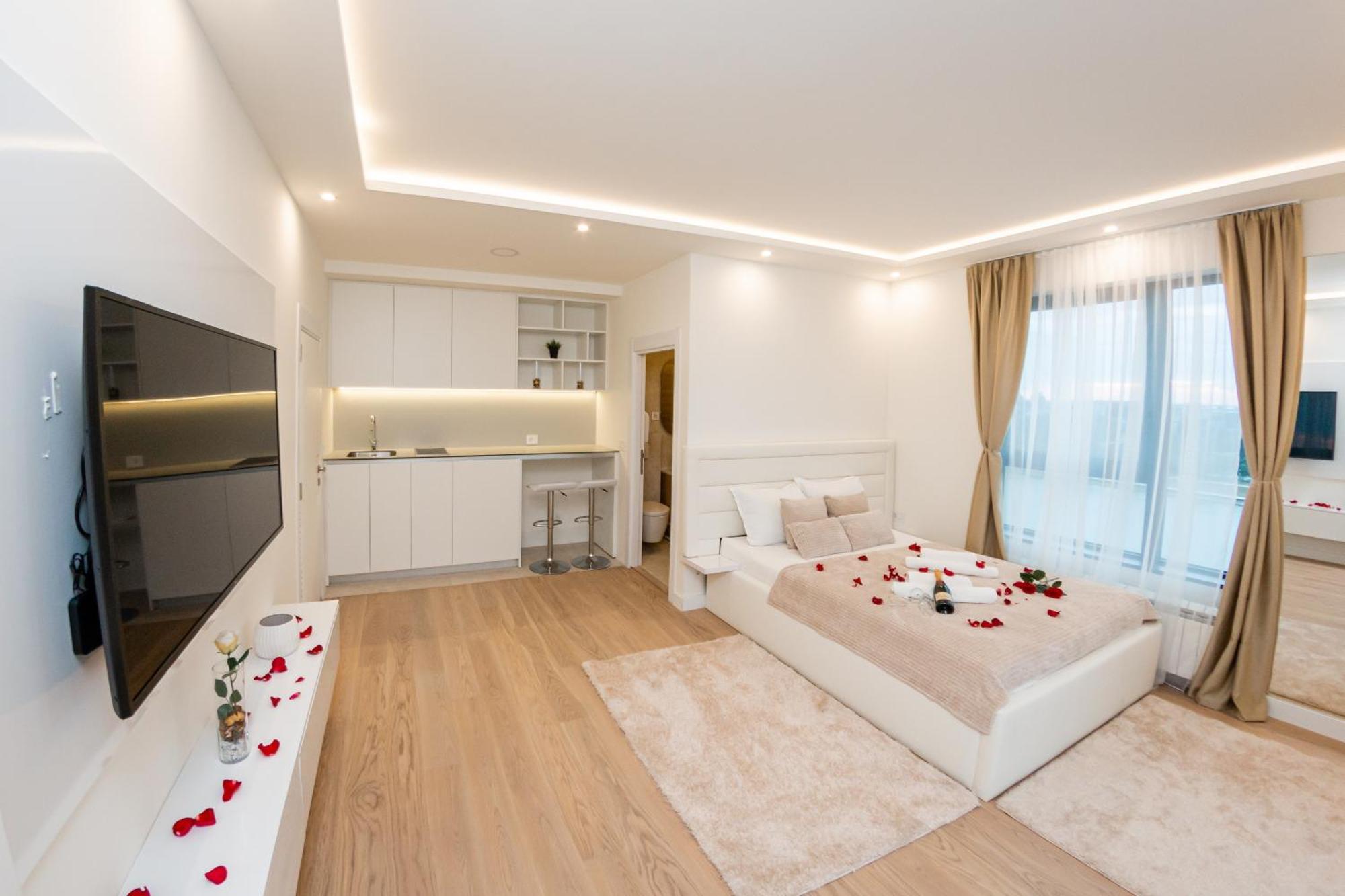 Ferienwohnung Sinfonia Lux Belgrad Exterior foto