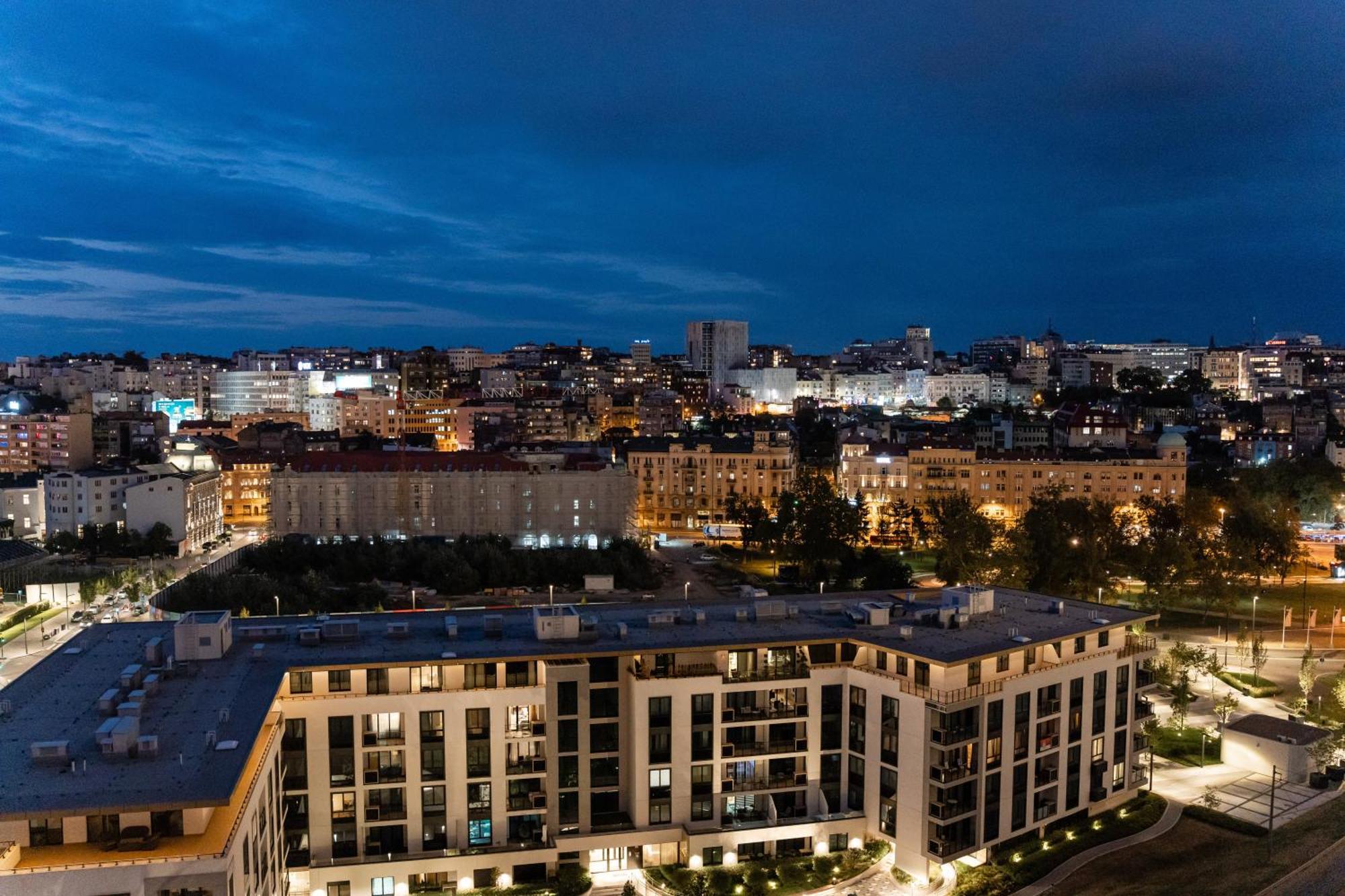 Ferienwohnung Sinfonia Lux Belgrad Exterior foto