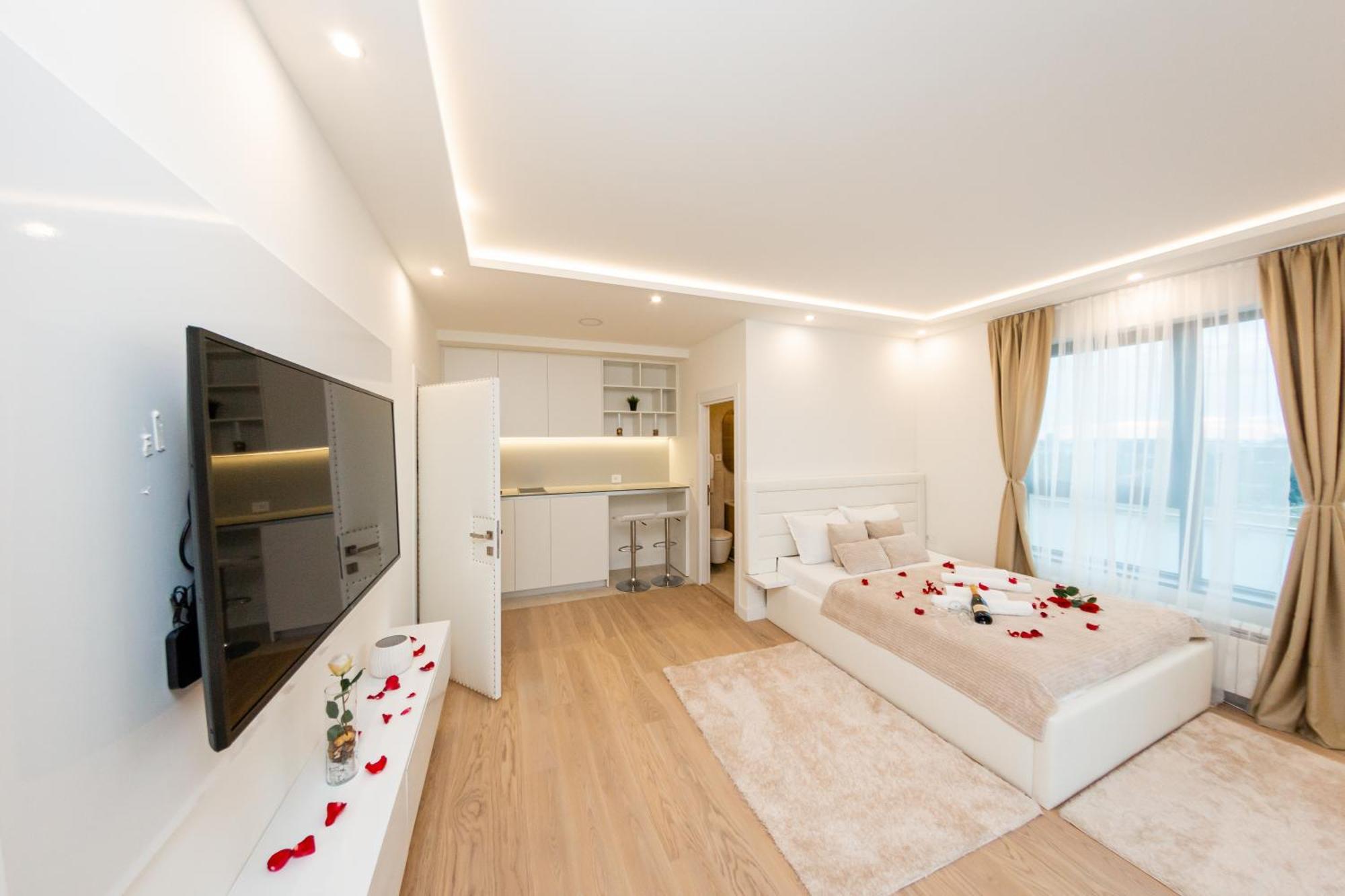 Ferienwohnung Sinfonia Lux Belgrad Exterior foto